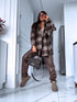 Plaid shirt "RAINY DAY" VMC58- BROWN